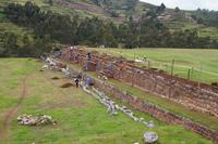Restaurierungsarbeiten in Chinchero