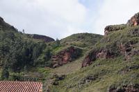 Ruinen von Pisaq über dem modernen Pisaq