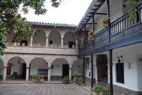 Kreuzgang, Hotelgelände Yucay; hier waren wir untergebracht