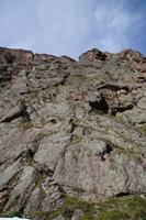 Kletterer versuchen die Sky Lodge zu erreichen