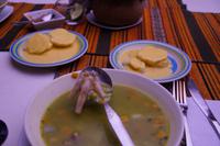 In meiner Suppe schwimmt ein Hühnerfuß