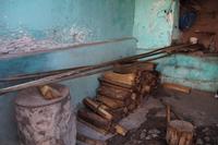 Brennholz und Bäckerschaufeln, Bäckerei Oropesa