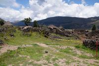 Reste der Runden Vorratshäuser, von denen Raqchi seinen Namen hat