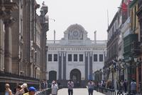 Ehemaliger Bahnhof Estación de Desamparados - heute Haus der Literatur Perus