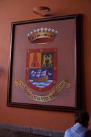 Familienwappen der Aliaga, einer Familie, die mit Pizarro ins Land kam, 300 Jahre später in die Unabhängigkeitskämpfe involviert war  und bis heute dort lebt.