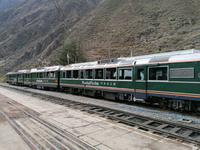 Zugfahrt nach Aguas Calientes