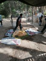 Traditionelles Mittagessen Pachamanca