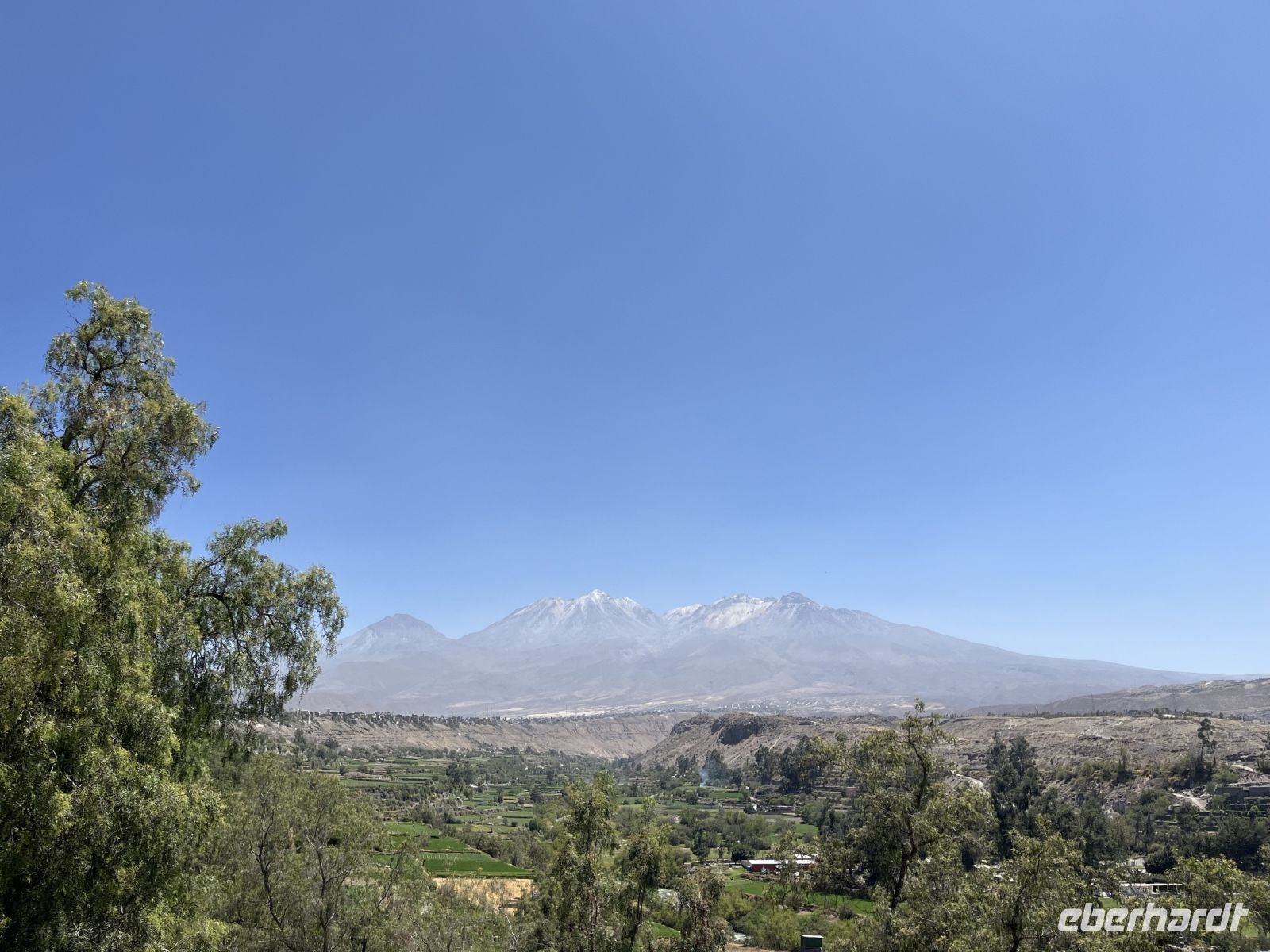 Blick auf den Vulkan Chachani