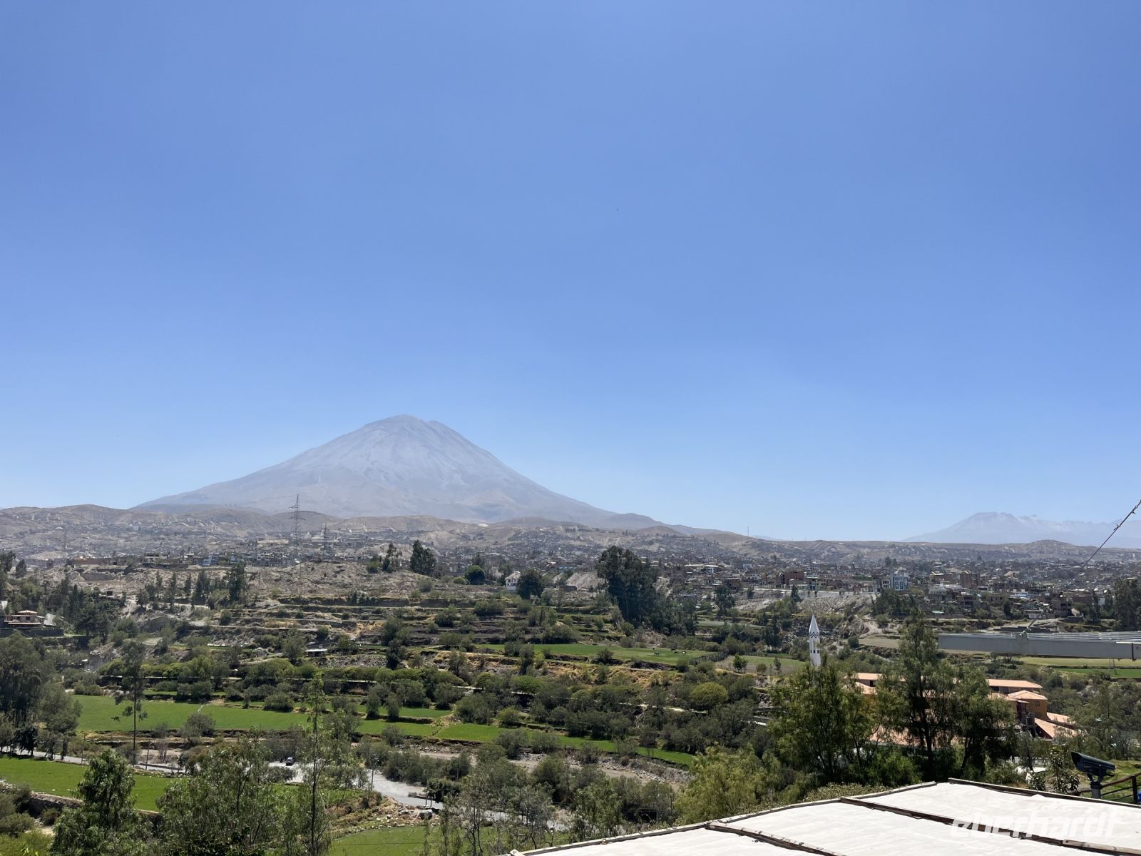 Blick auf den Vulkan Misti