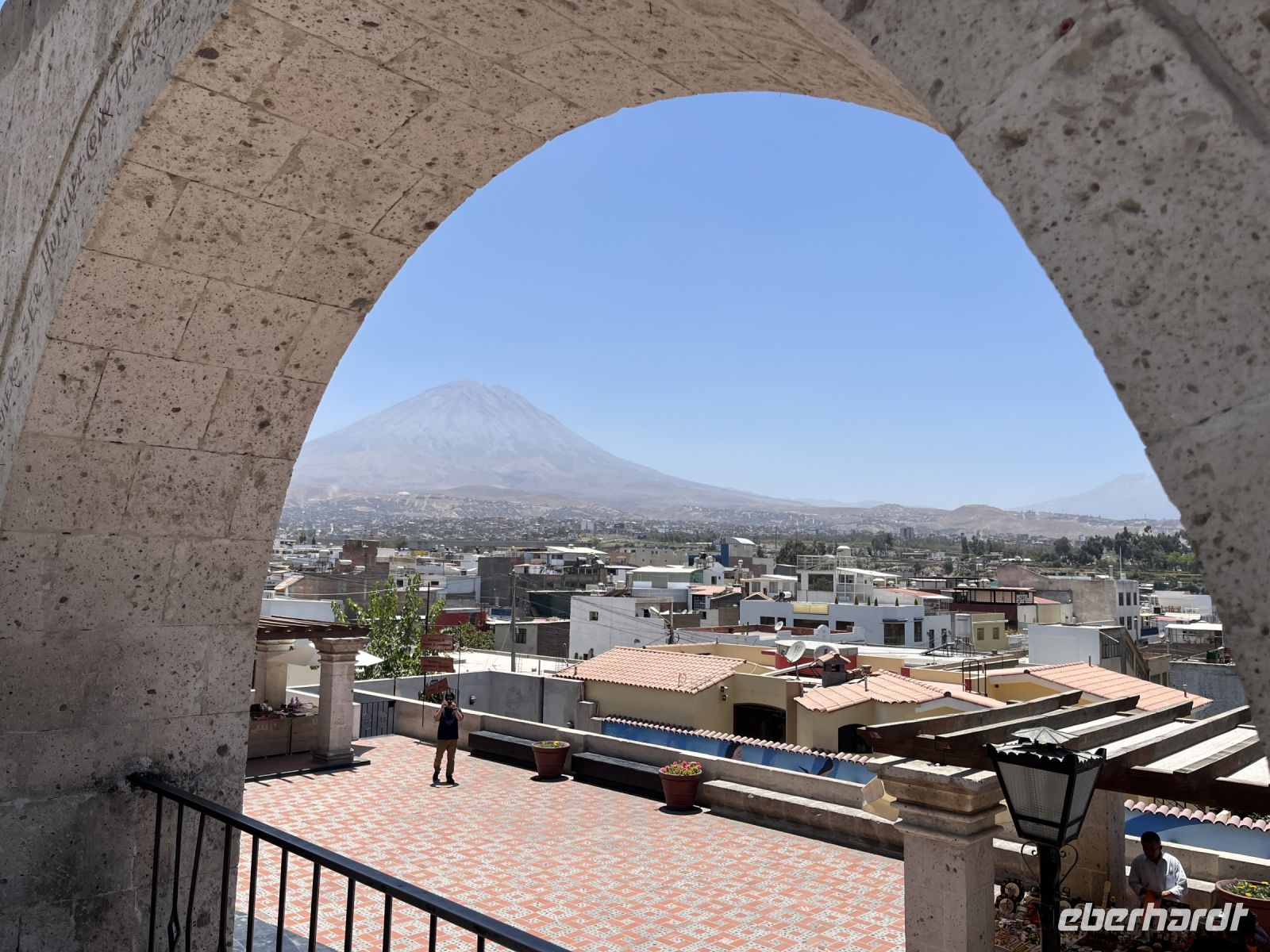 Blick auf den Vulkan Misti