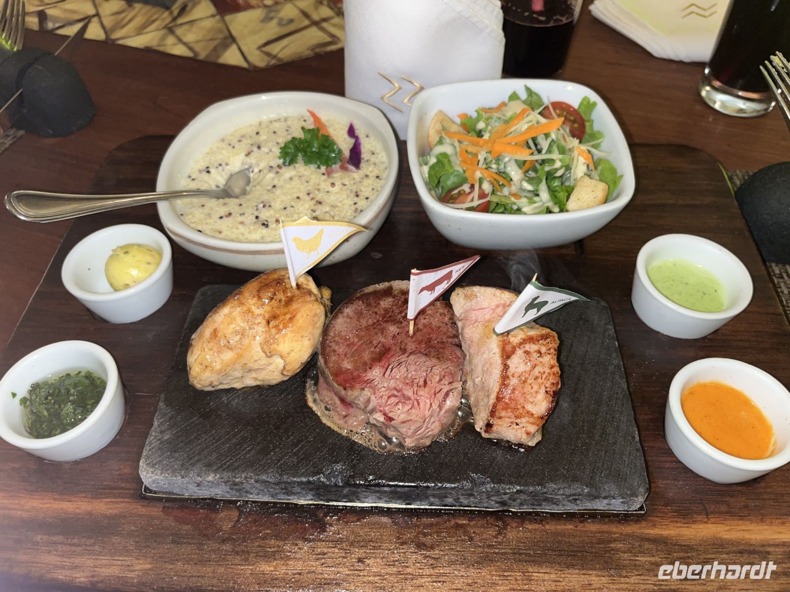 Mittagessen im Restaurant 