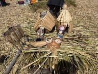 Miniatur der Uros Inseln