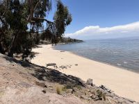 Strand auf der Insel Taquille
