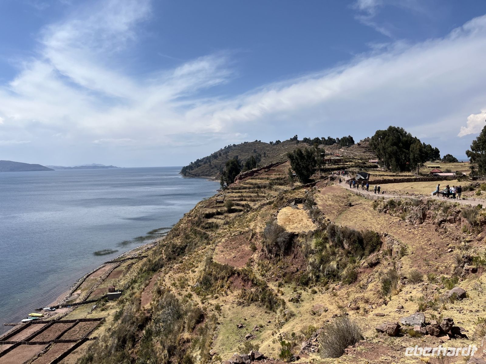 Blick auf Titicacasee