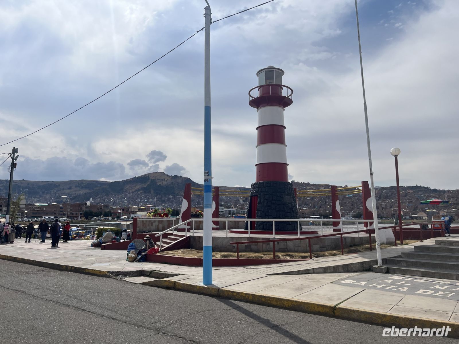 Leuchtturm am Hafen von Puno