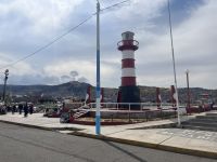 Leuchtturm am Hafen von Puno