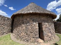 Lagerhaus in der Inka Stätte Raqchi