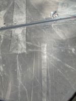 Nasca: die Panamericana durcchneidet 