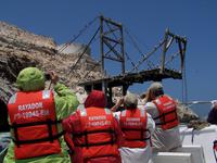 Die Guano-(Vogelkot) Verladestelle