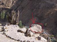 Terrassenskizze der Collagua-Kultur