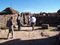 Stopp an einem Bauernho