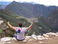 Blick vom Sonnentor auf Machu Picchu
