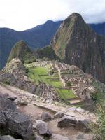 Blick vom Sonnentor auf Machu Picchu