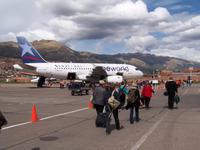 Vor dem Abflug nach Lima