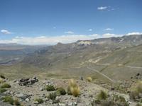 Landschaft auf dem Weg ins Colca-Tal