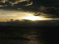 Sonnenuntergang überm Titicacasee