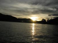 Sonnenaufgang überm Titicacasee