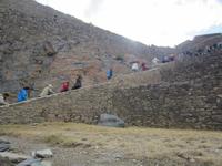 Führung in der Tempelanlage von Ollantaytambo