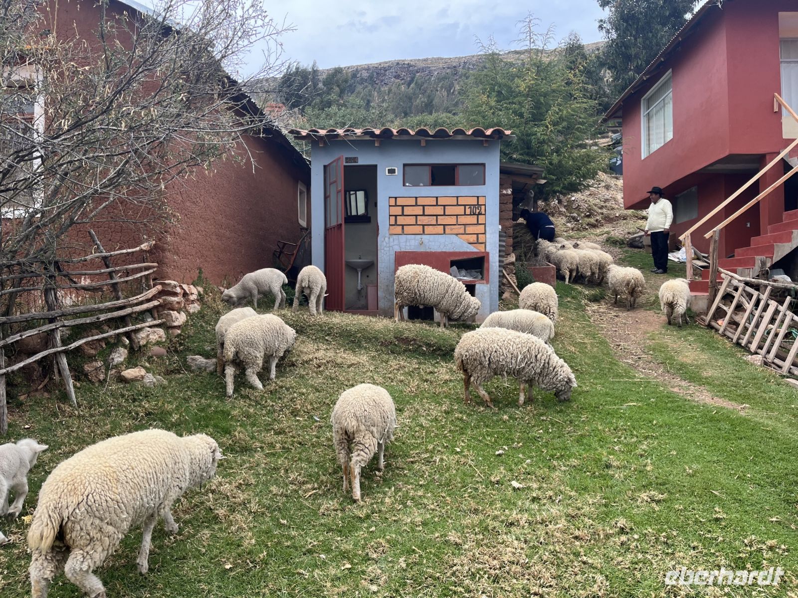 Hof der Gastfamilie