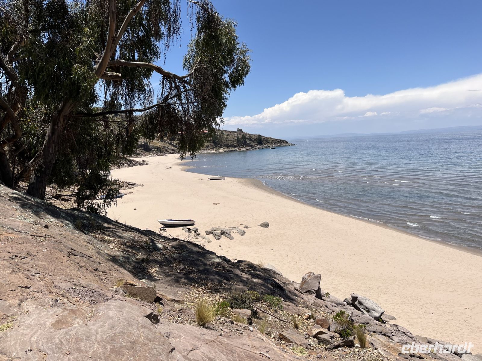 Strand auf der Insel Taquille