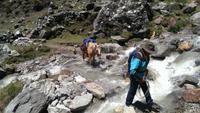 Wanderung zum Humantay Gletscher