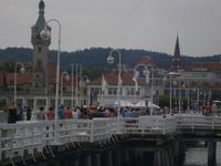 Blick von der Mole auf den Alten Leuchtturm