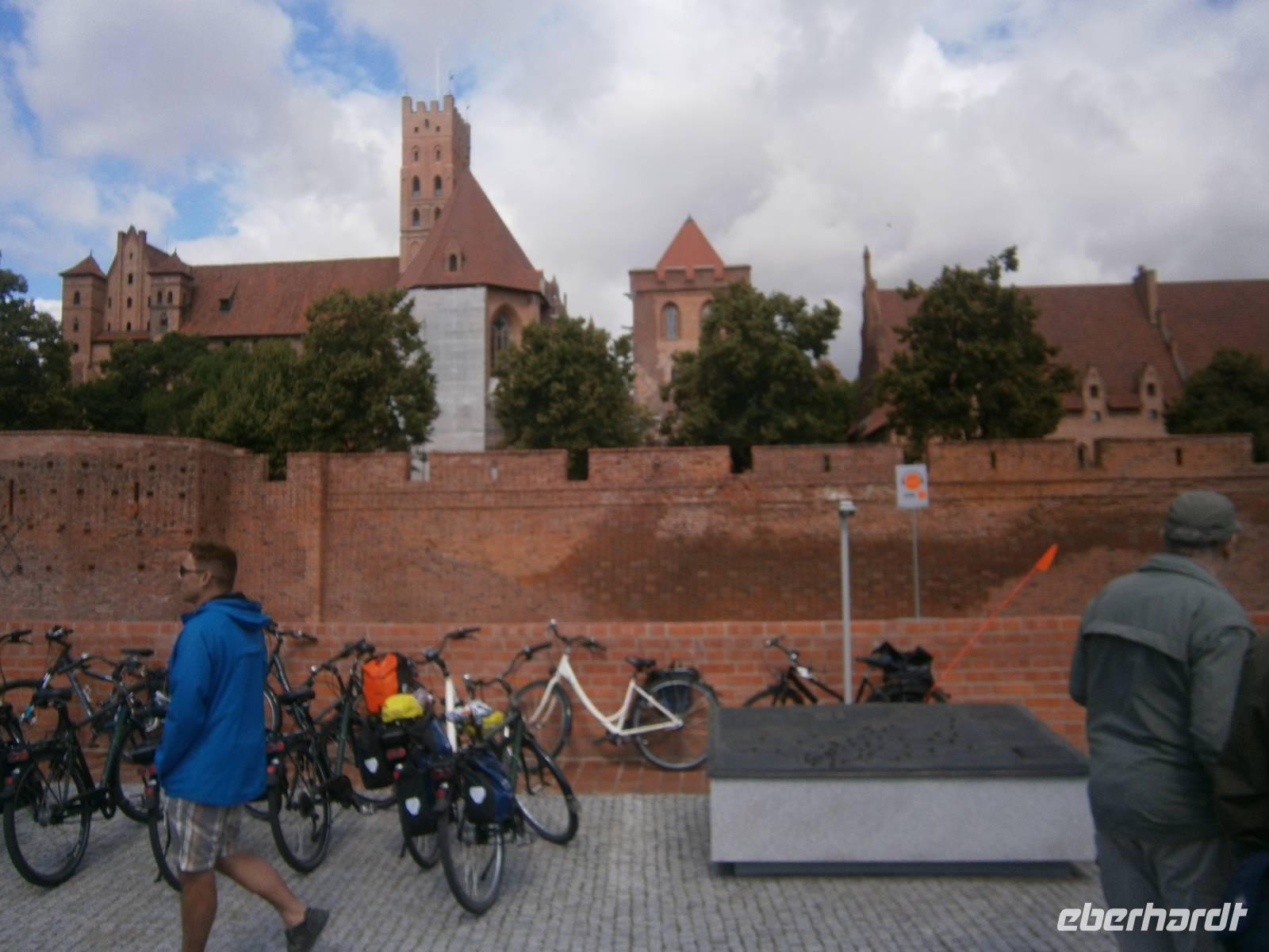 Blick auf einem Teil der Burg