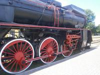 Schön hergerichtete Schnellzuglok