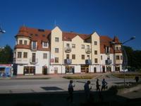 Neu gebaute Wohn-und Geschäftshäuser in Lötzen