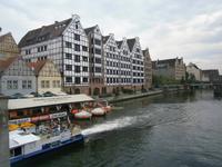 restaurierte Speicher an der Mottlau