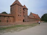 Blick auf einen kleinen Teil des Ordensschlosses