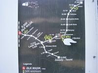 Übersichtsplan der ehemaligen Streckenführung