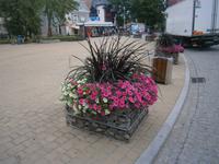 Schön gestaltete Plätze in der Stadt