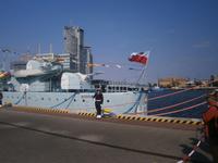 Ein Soldat hält Wache