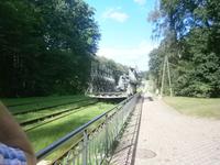 Reger Verkehr an der Rampe von Bukienic