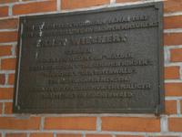 Gedenktafel am Geburtshaus