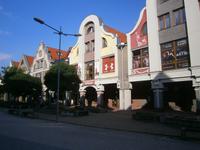 Geschäftsstraße von Lötzen