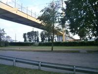 Die neue Brücke zum Hafen