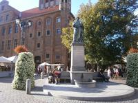 Torun, das Denkmal von Nikolaus Kopernikus, der hier das Licht der Welt erblickte
