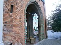 Freiluftrestaurant in altem Ambiente